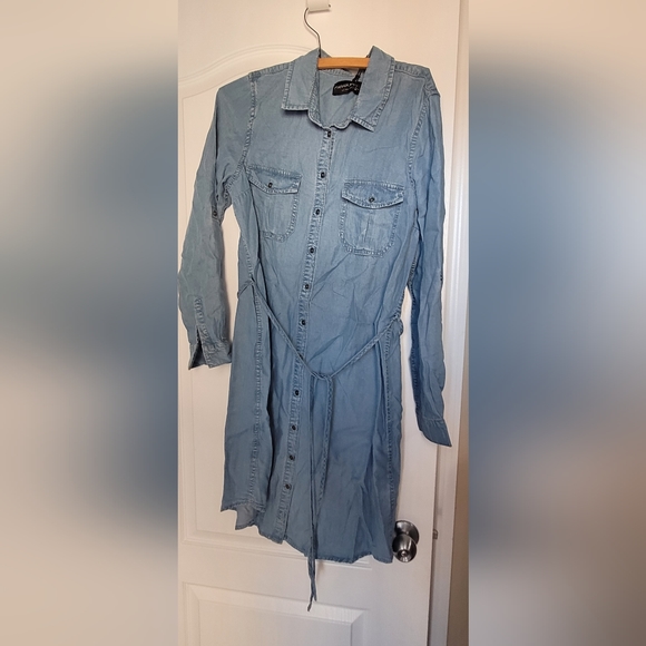 Denim style dress - Picture 1 of 2